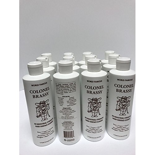 Colonel Brassy Surface Cleaner 12-pack Box Case 16oz Bottle Polish Wholesale